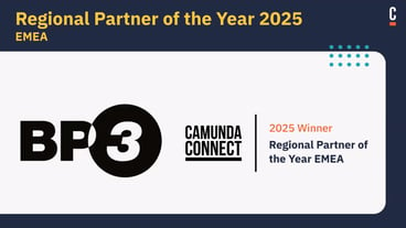 Camunda - EMEA Regional Partner Of The Year 2025